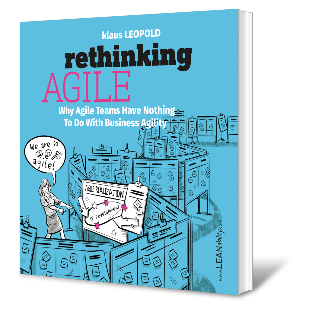 Book cover: Rethink agile