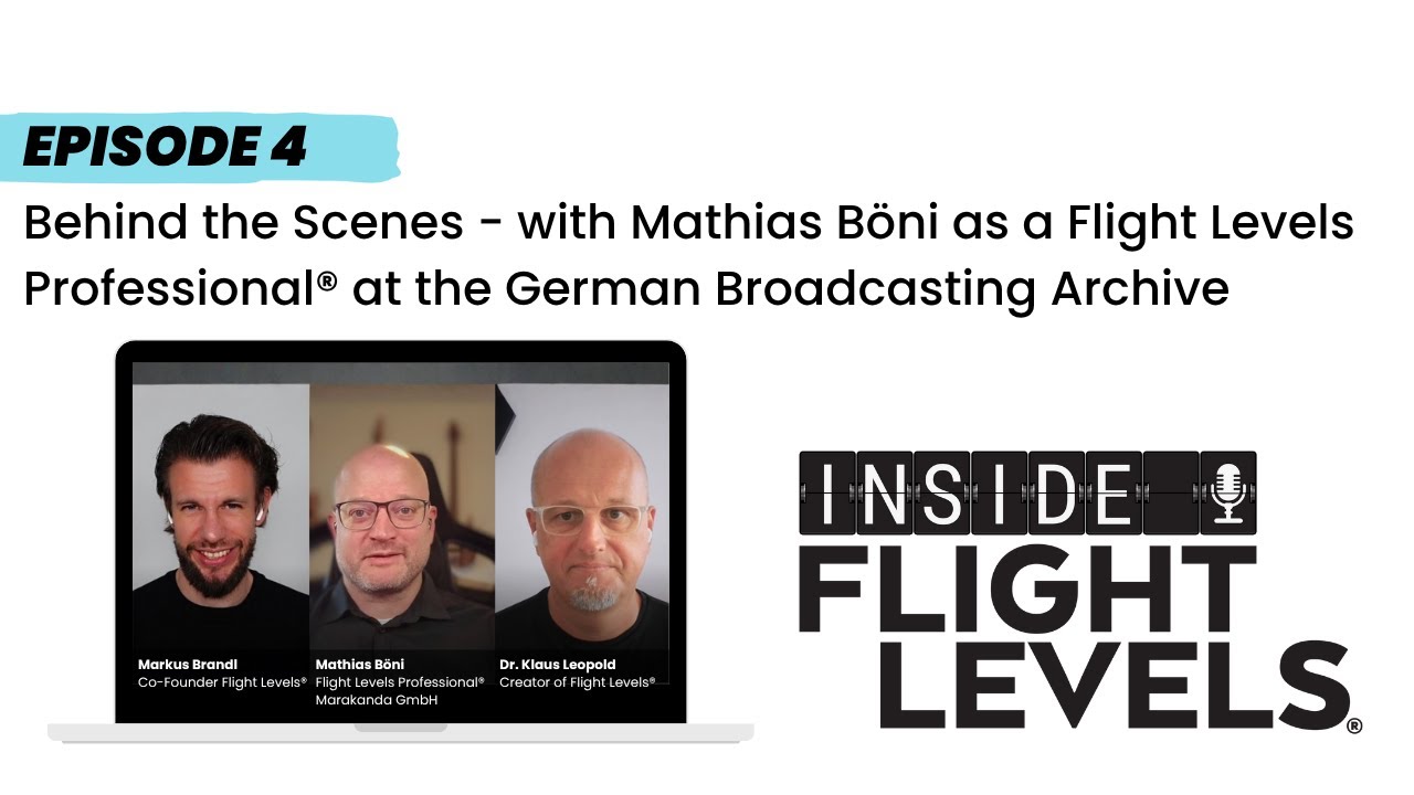 Visual: Behind the Scenes. With Mathias Böni a Flight Levels Professional at the German Broadcasting Archive